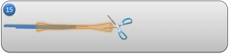 Step 15 - Remove the shrink tube. Step 15 - Remove the shrink tube.