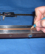 Marking the strips
